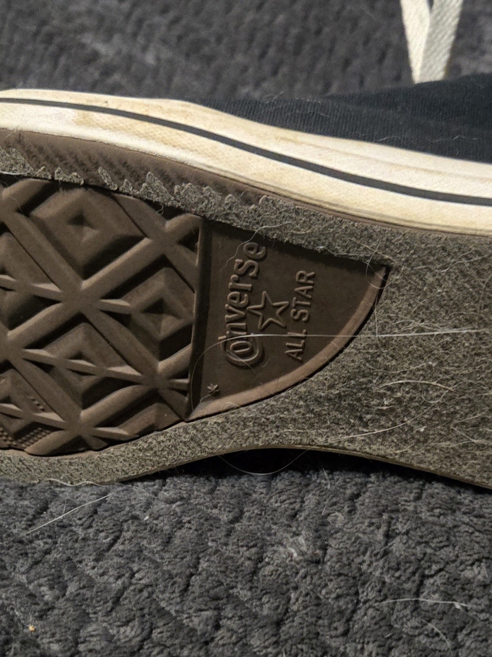 Converse Chuck Taylor All Star High Top Sneakers - Black & White - Picture 9 of 10